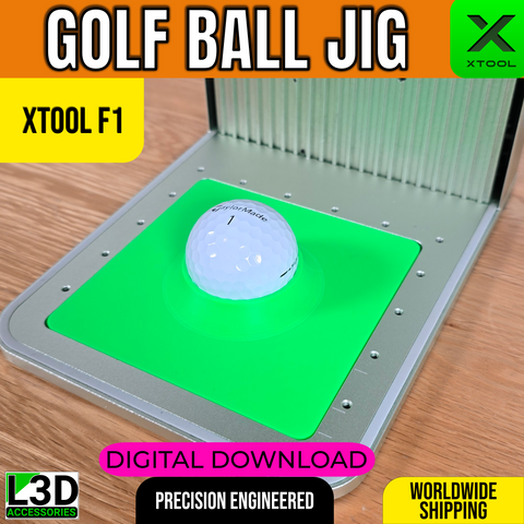 Golf Ball Jig STL for xTool F1, F1 Lite & F2 | Digital Download