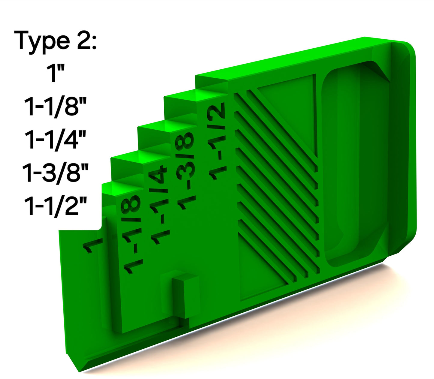 DF700 XL - (US) Imperial Sized Thickness Gauges (3 Types) Festool Domino DF700 Joiner (US Imperial Converted Measurements)