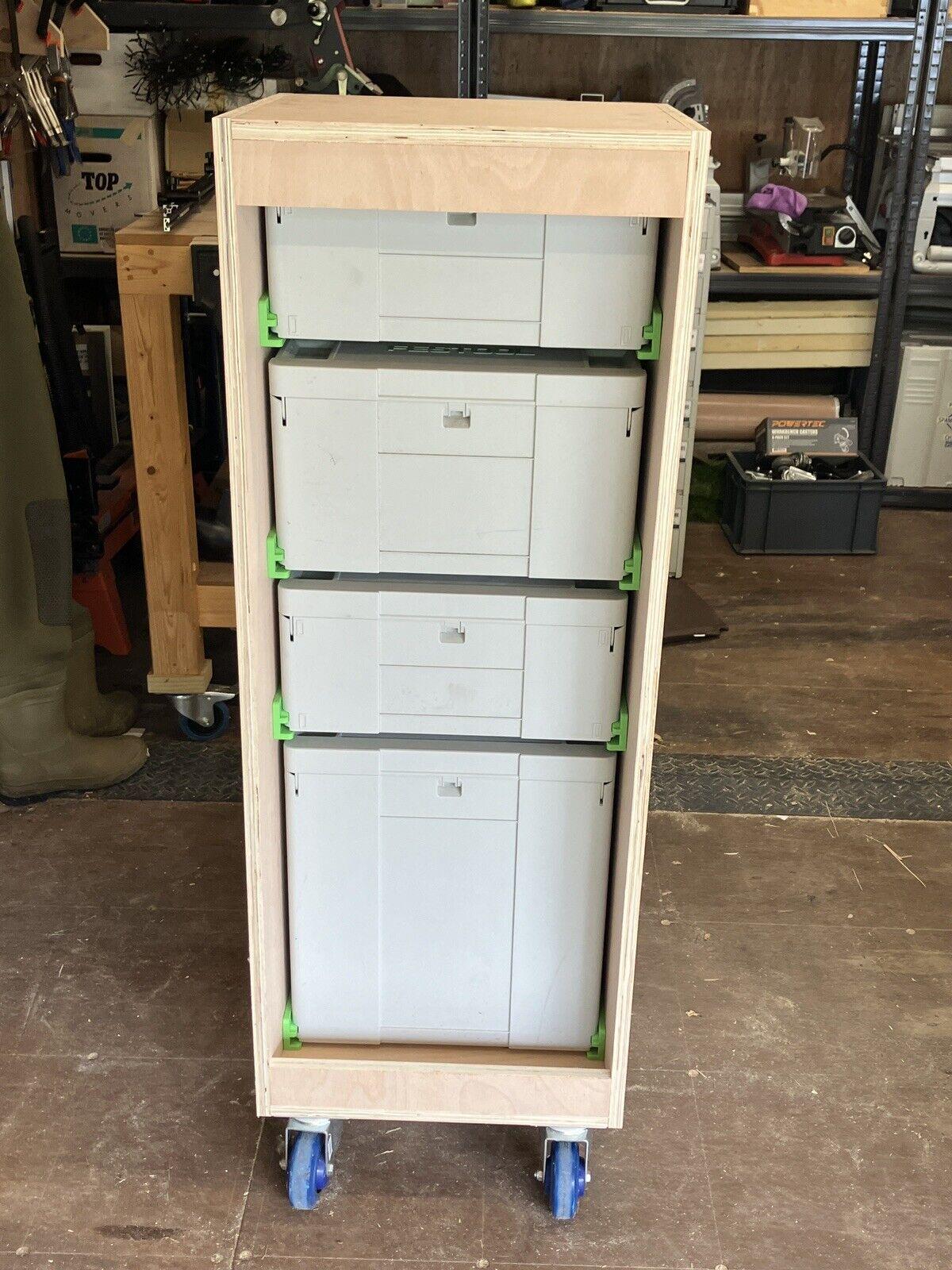 Systainer3 Storage Rack Extending Rails (Pair) | Durable ABS Design