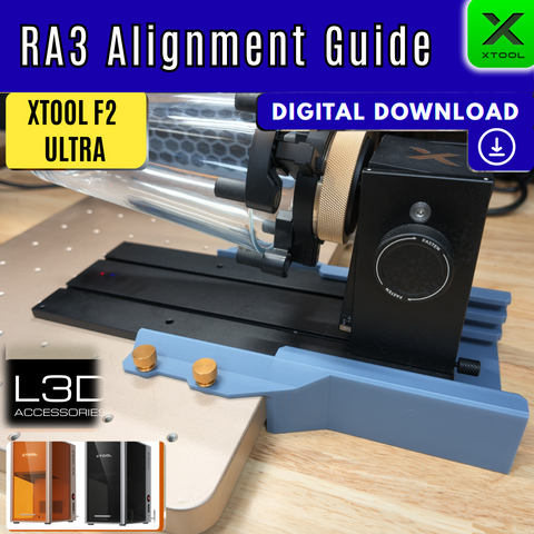 RA3 Alignment Guide STL File for xTool F2 Ultra & F2 Ultra UV (Digital Download)