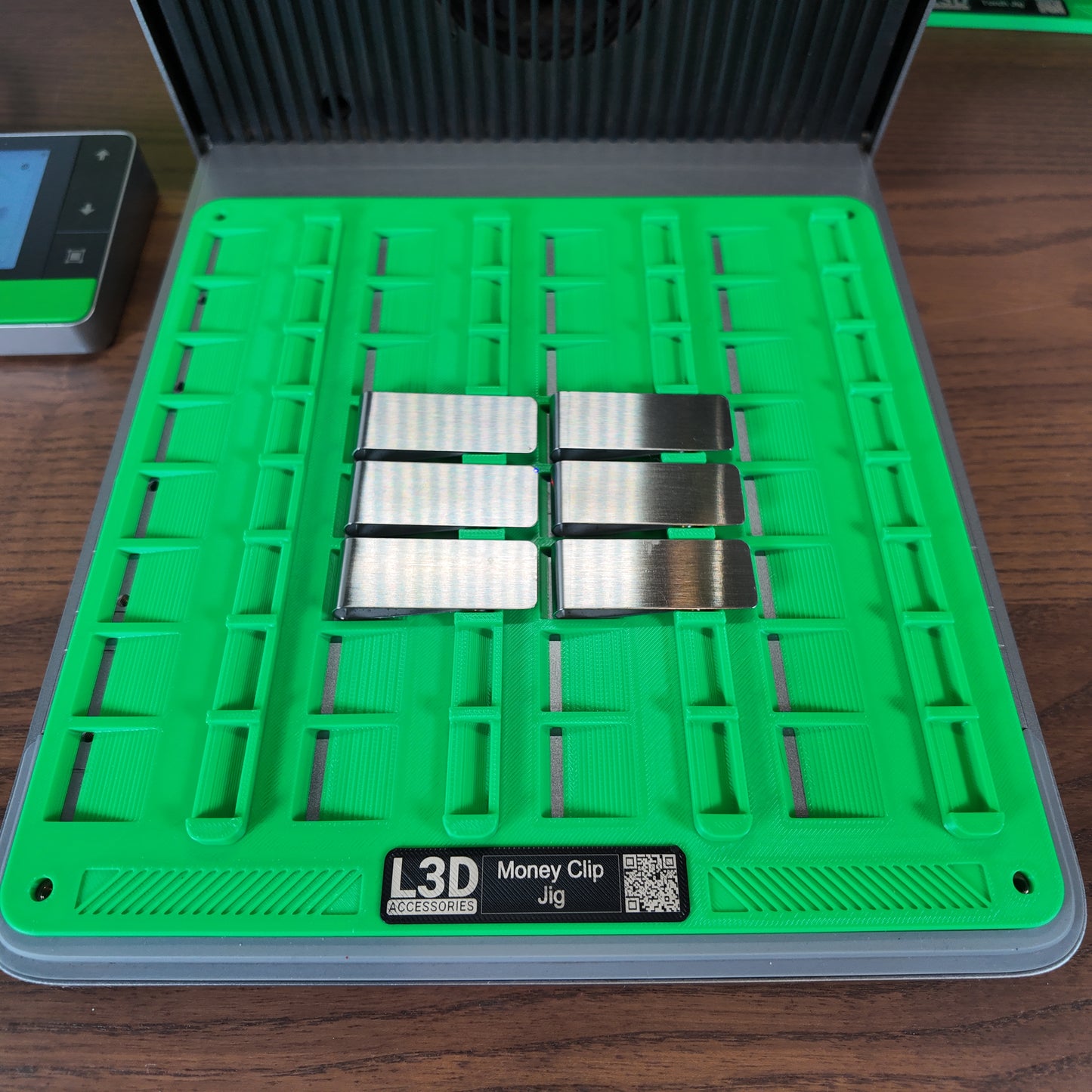 xTool F1 Ultra Money Clip Jig | Stainless Steel Slim Cash Holder Fixture