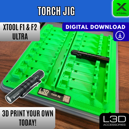 xTool F1 Ultra Torch Engraving Jig STL File | Digital Download