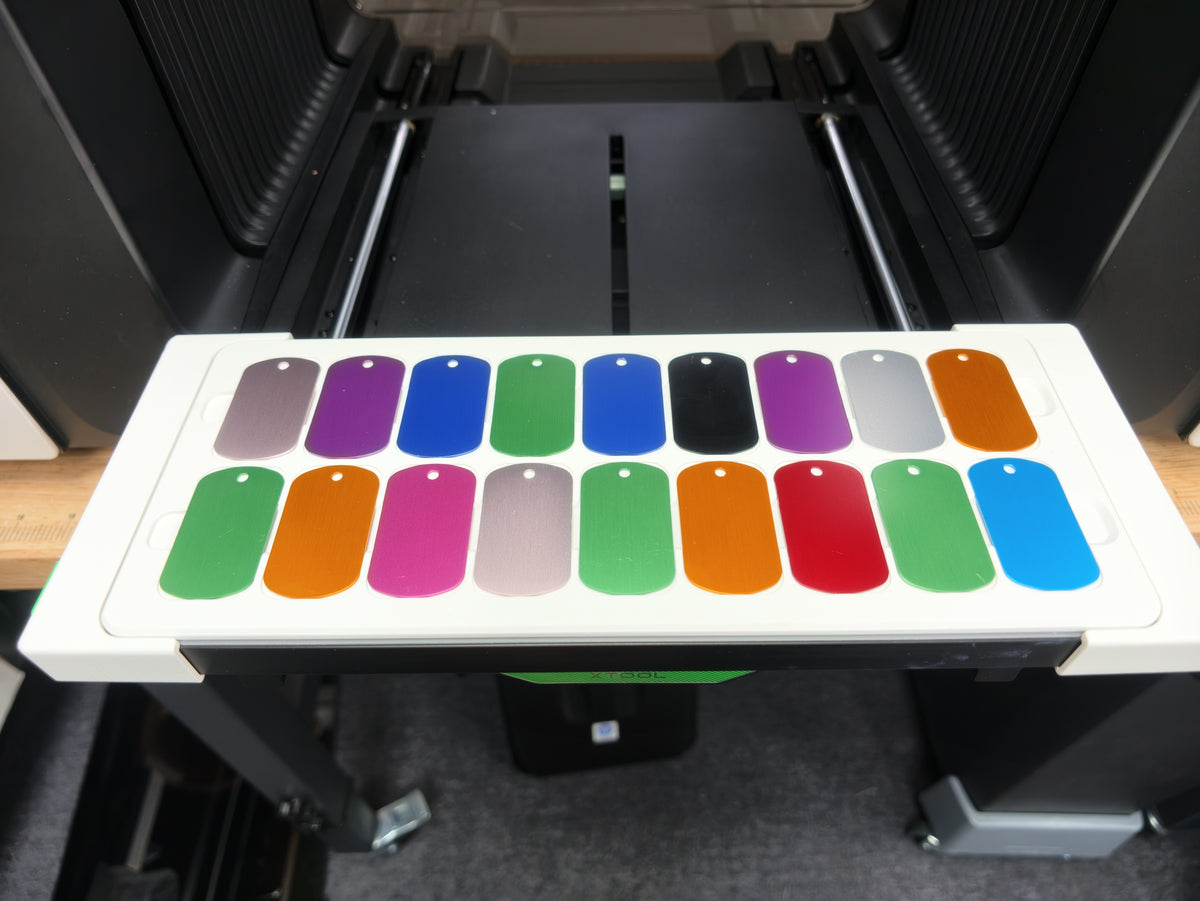 Dog Tag Jig for xTool O1 Omni UV Printer, photo 2