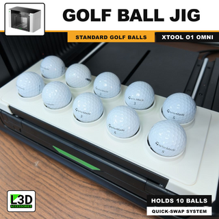 Golf Ball Jig for xTool O1 Omni UV Printer | Standard Golf Balls