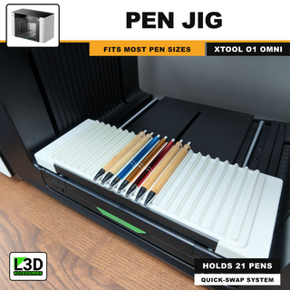 Pen Jig for xTool O1 Omni UV Printer | Fits Most Pen Sizes