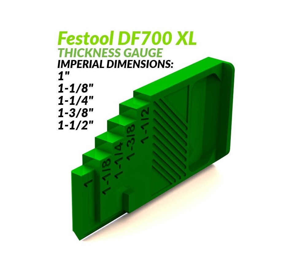 Festool DF700 XL - Thickness Gauge (Imperial: 1", 1-1/8", 1-1/4", 1-3/8", 1-1/2")