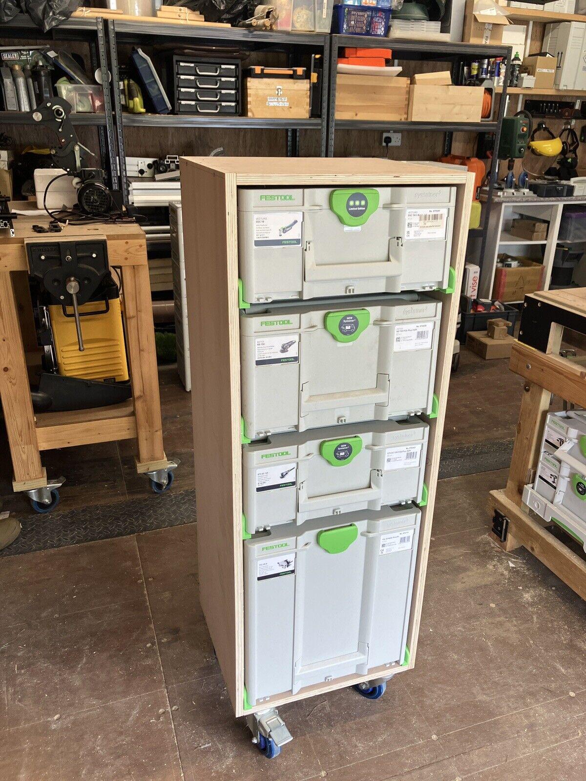 Systainer3 Storage Rack Extending Rails (Pair) | Durable ABS Design
