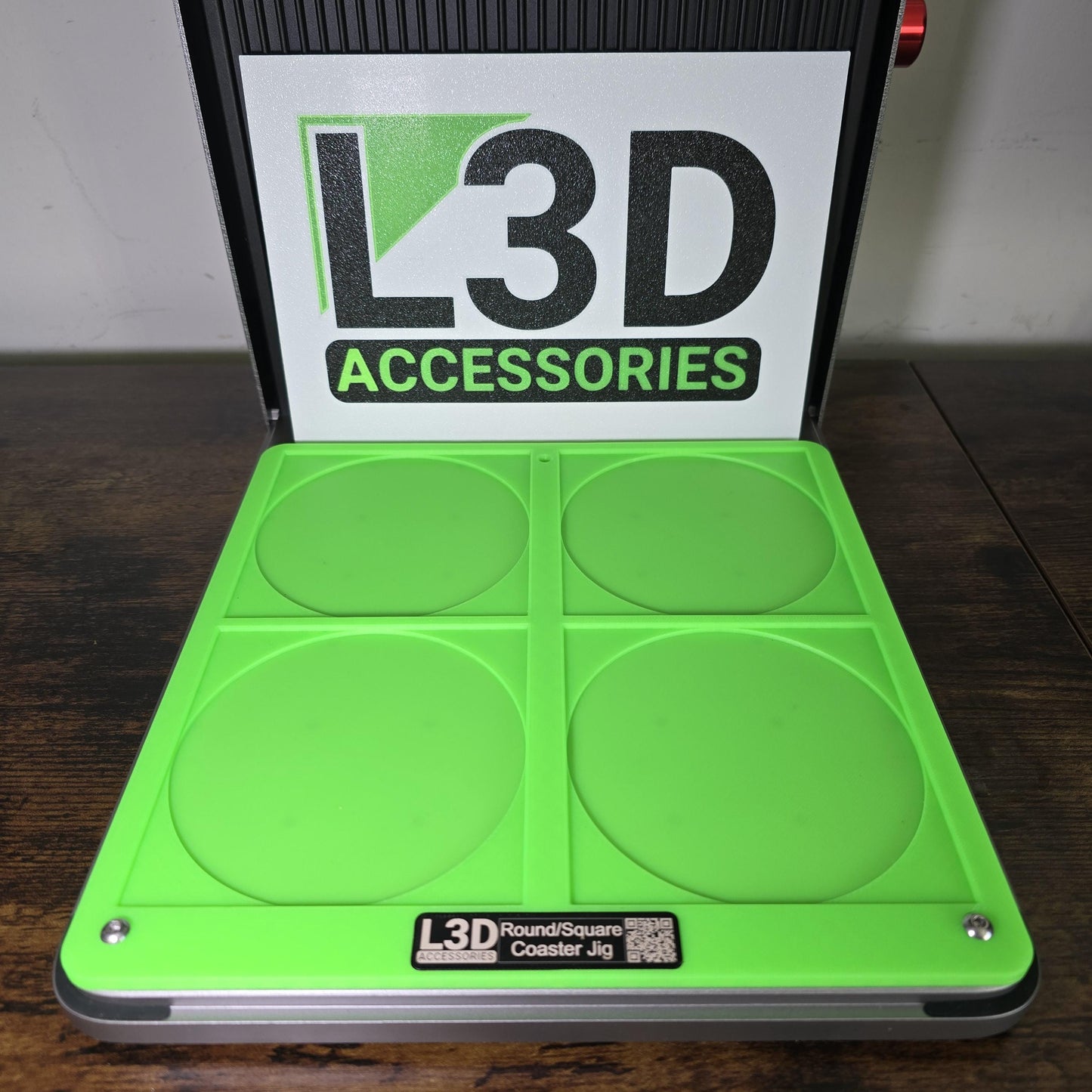Digital Download | Coaster Jig File for xTool F1 Ultra | Round & Square Coasters
