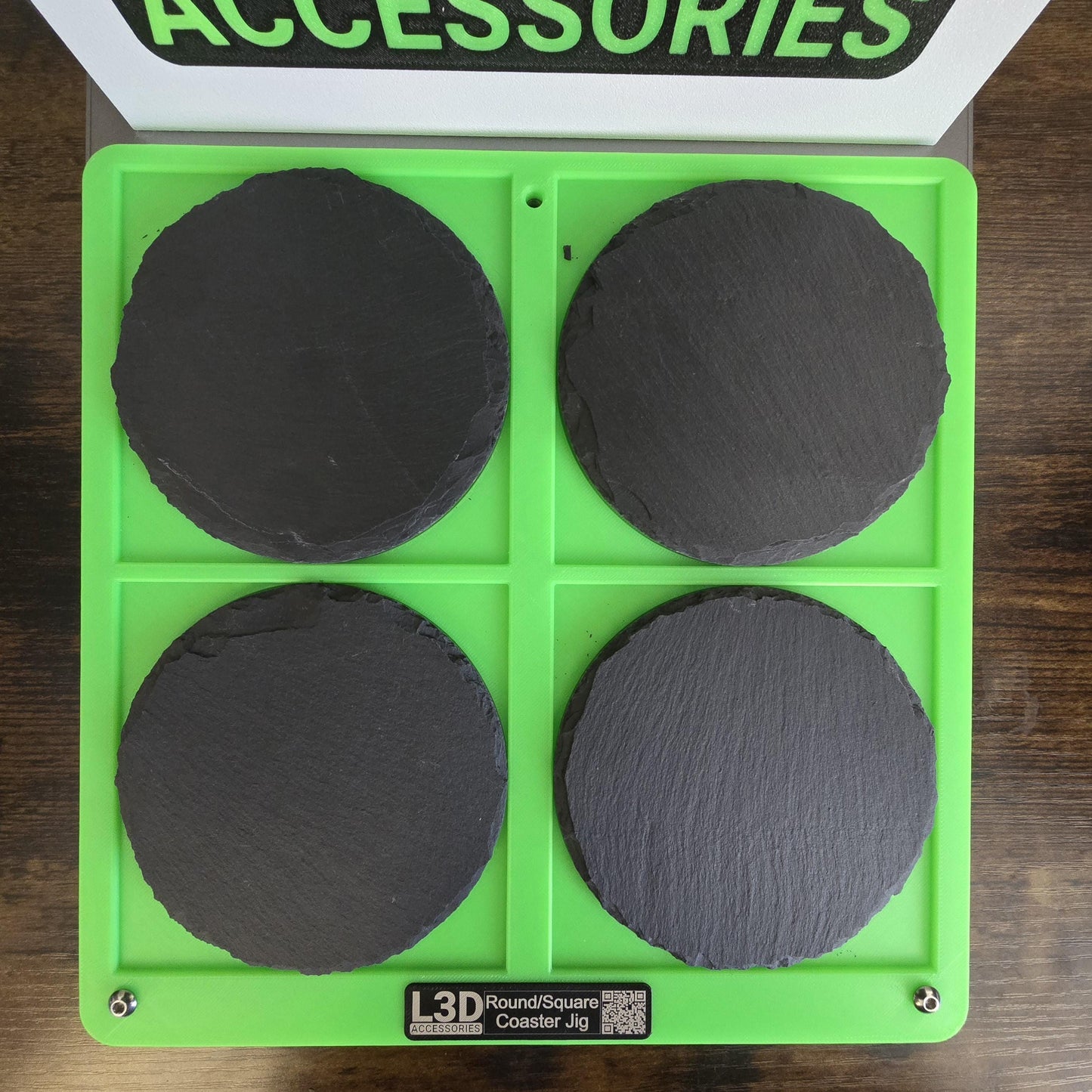 Digital Download | Coaster Jig File for xTool F1 Ultra | Round & Square Coasters