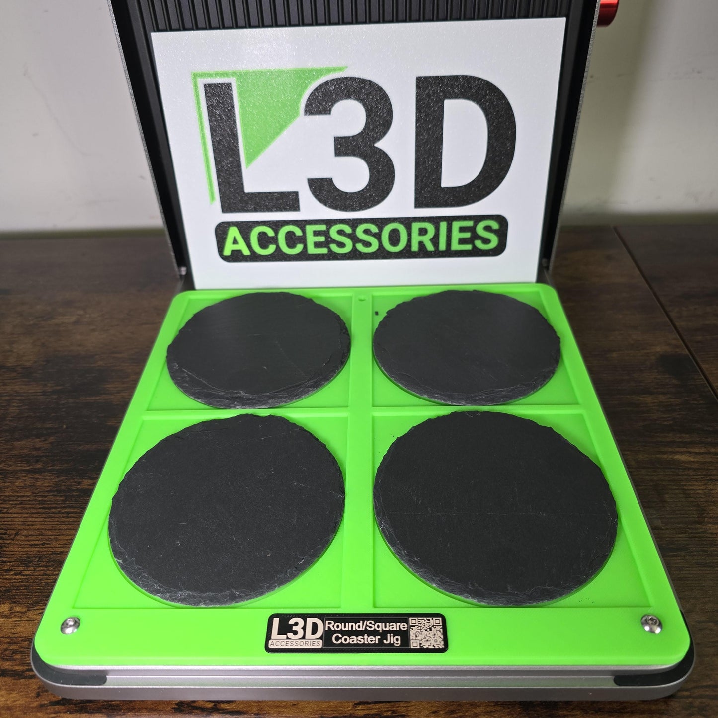 Digital Download | Coaster Jig File for xTool F1 Ultra | Round & Square Coasters