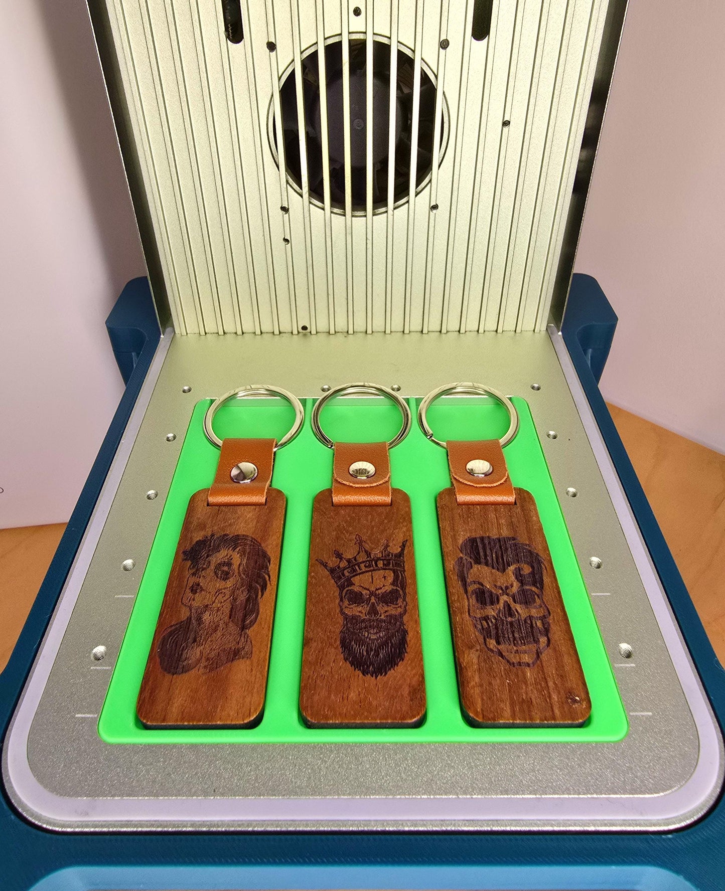 Precision Jig for Engraving 11cm Wooden Keychains | xTool F1 & F1 Lite