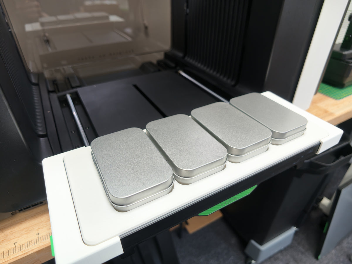 Rectangular Tin Jig for xTool O1 Omni UV Printer, photo 1