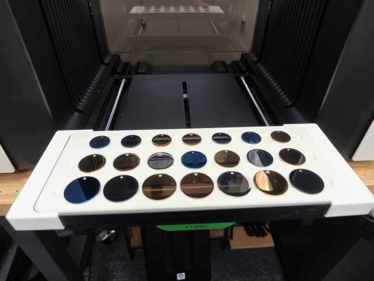 Round Metal Disc Jig for xTool O1 Omni UV Printer, photo 2