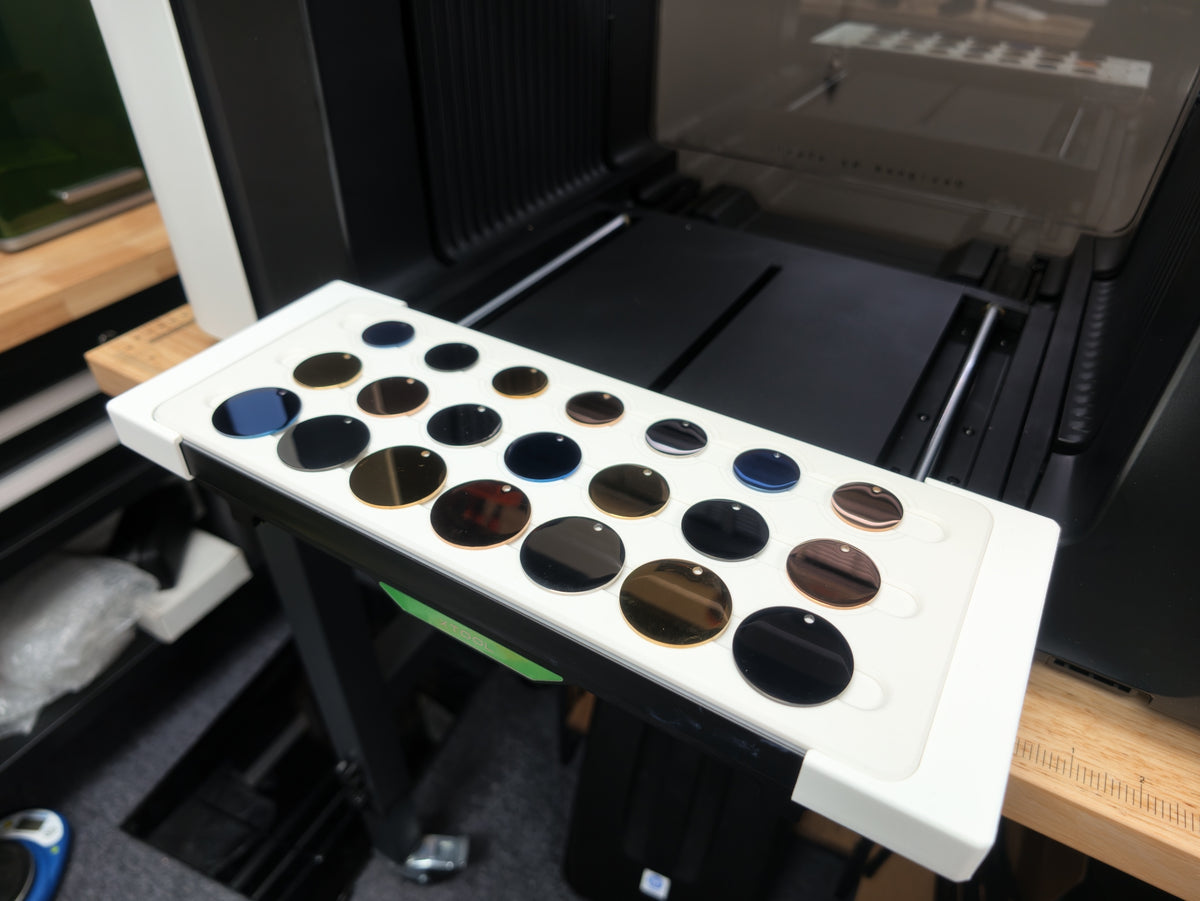 Round Metal Disc Jig for xTool O1 Omni UV Printer, photo 3