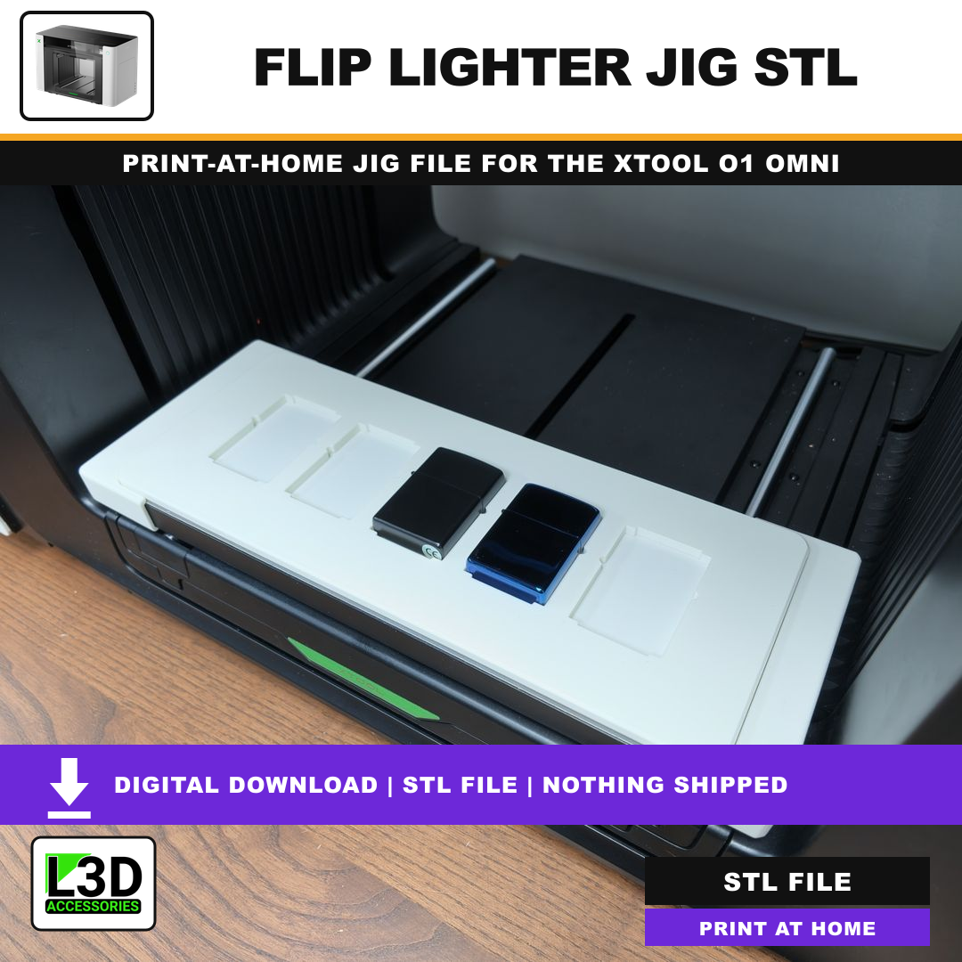 Flip Lighter Jig STL, included in Volume 1