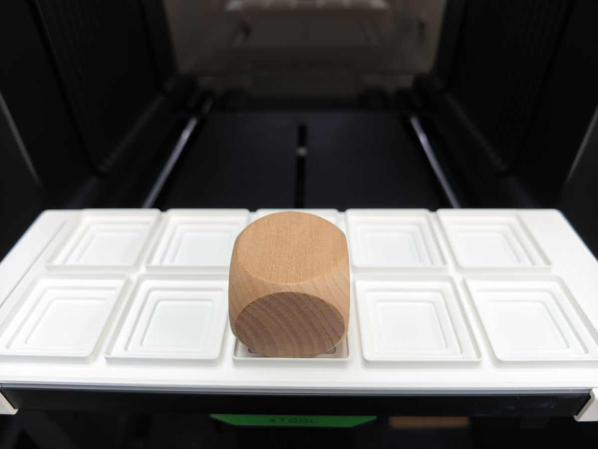 Wooden Dice Jig for xTool O1 Omni UV Printer, photo 6