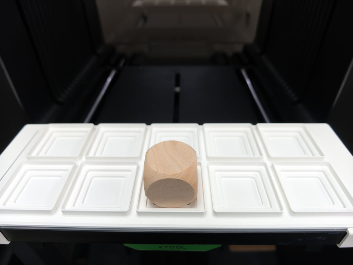 Wooden Dice Jig for xTool O1 Omni UV Printer, photo 7