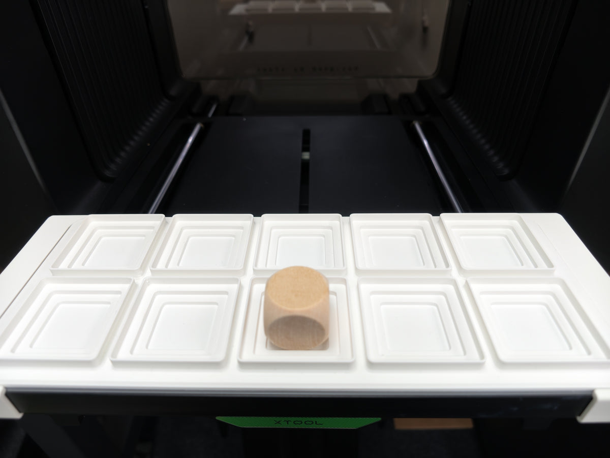 Wooden Dice Jig for xTool O1 Omni UV Printer, photo 8